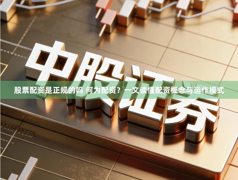 股票配资是正规的吗 何为配资？一文读懂配资概念与运作模式